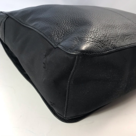 Fossil Black Leather Messenger Bag - Picture 4 of 7